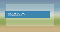 Desktop Screenshot of emotec.de