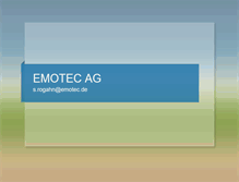 Tablet Screenshot of emotec.de